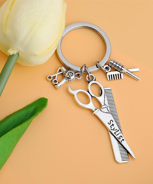 Haarstylist Geschenk Friseur Schluesselanhaenger